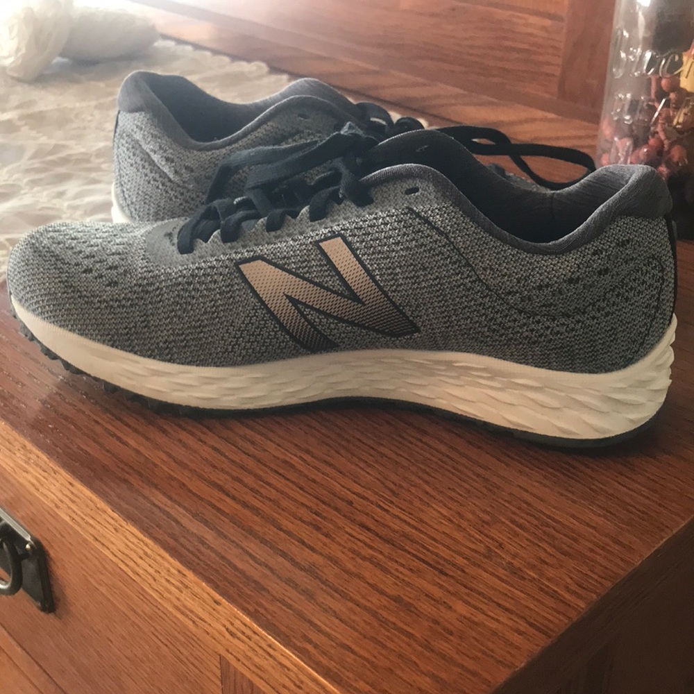 New balance grey and rose gold